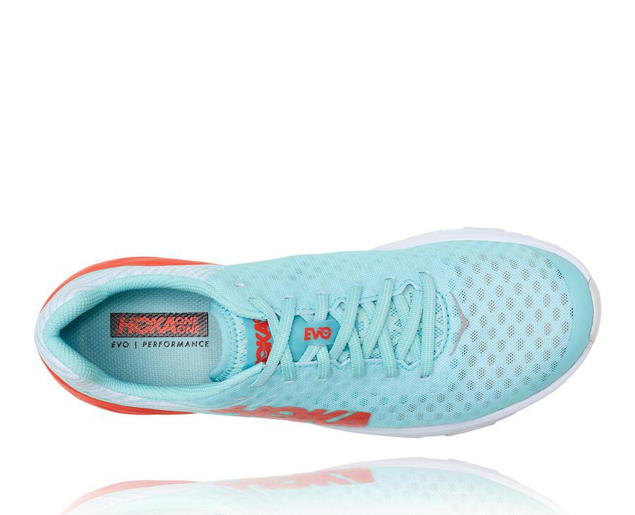 Chaussure Running Hoka One One Evo Carbon Rocket Homme - Bleu - NMW-957180